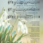 Kunststücke von Klangbunt - Noten für das Lied: Schneeglöckchen, bring den Frühling her von Franziska Näther, Klangbunt Kinderwaldmusik Musikschule Göttingen