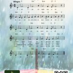 Freie Lieder von Klangbunt - Noten für das Lied: "April" von Franziska Näther, Klangbunt Kinderwaldmusik Musikschule Göttingen